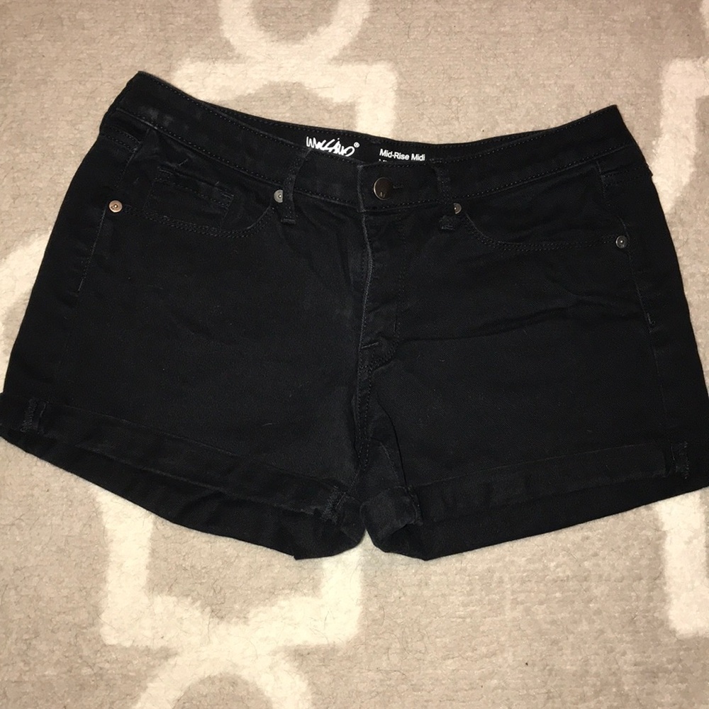 Mossimo Target black denim shorts